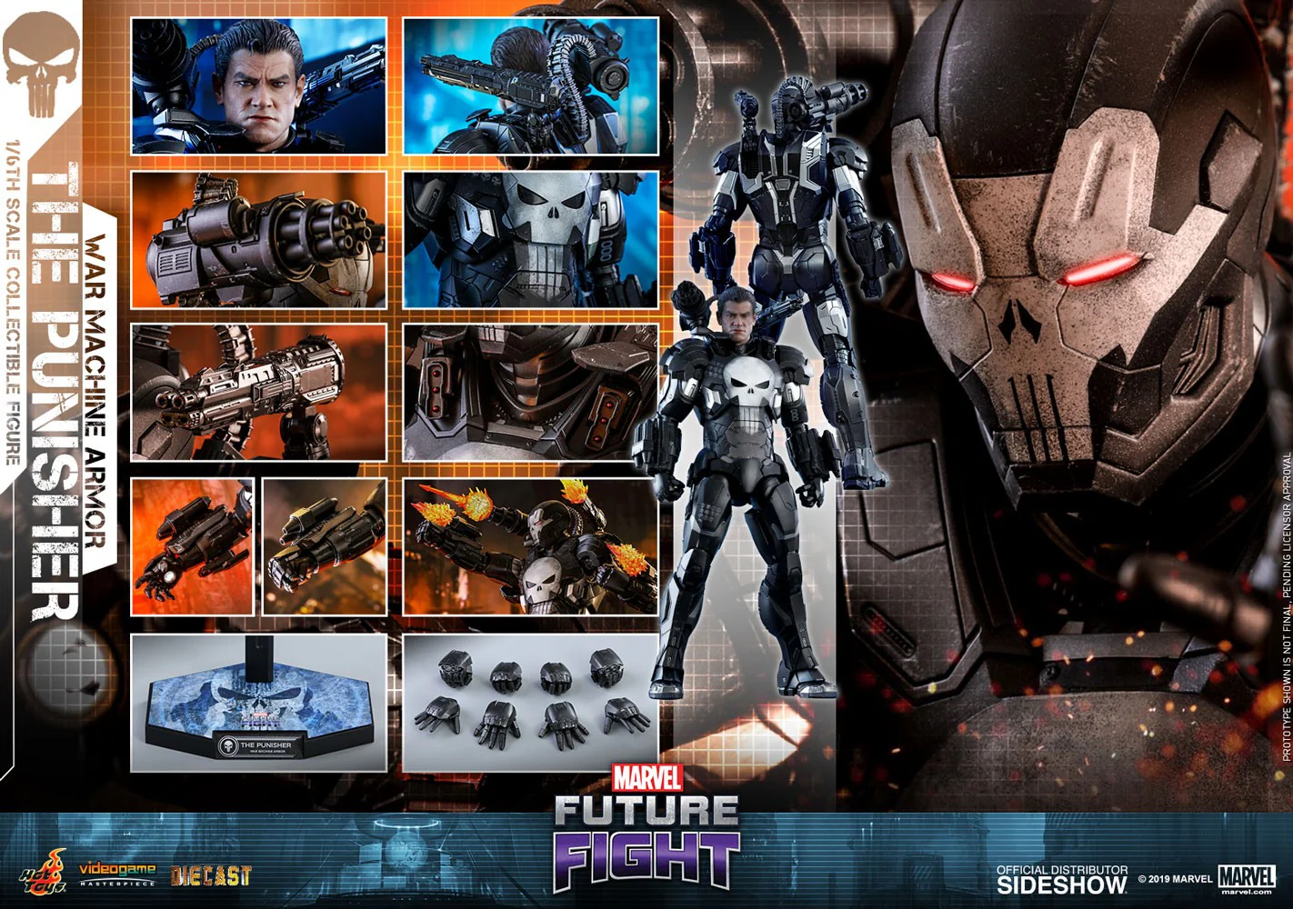 The Punisher War Machine Armor Action Figure By Hot Toys - Image 5