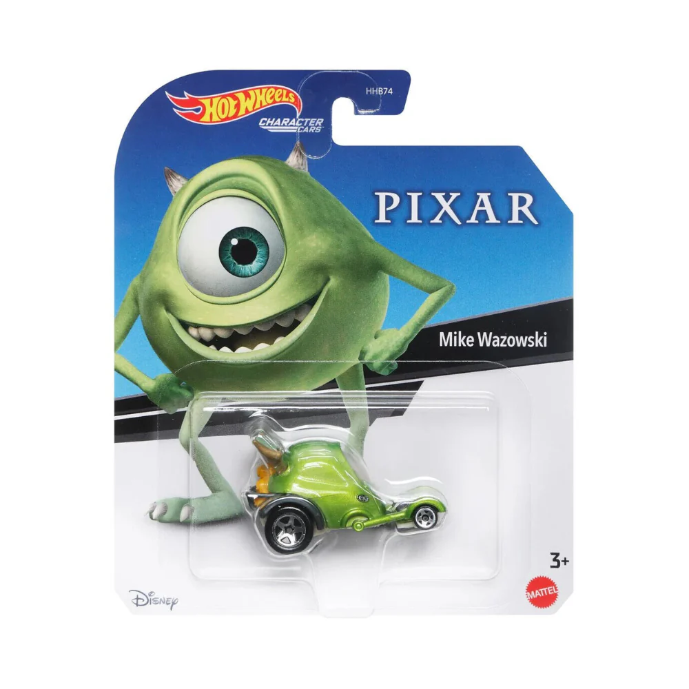 Hot Wheels Disney Pixar Mike Wazowski Character Car Version New Monsters Inc.