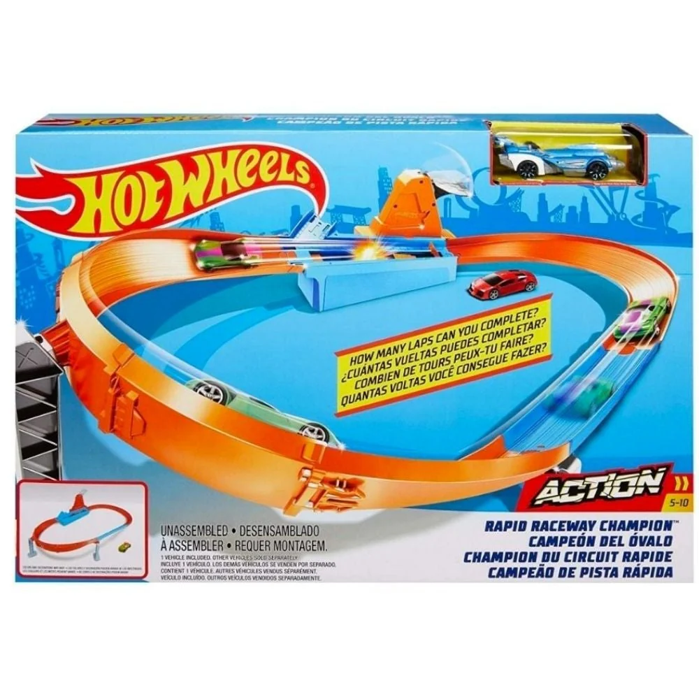 Hot Wheels Championship Trackset - Rapid Raceway