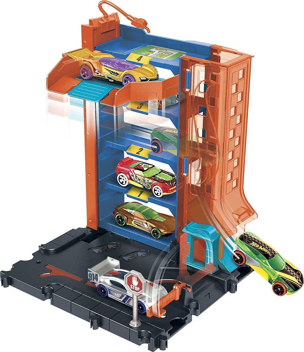 Hot Wheels City Downtown Car Park Playset - Image 2
