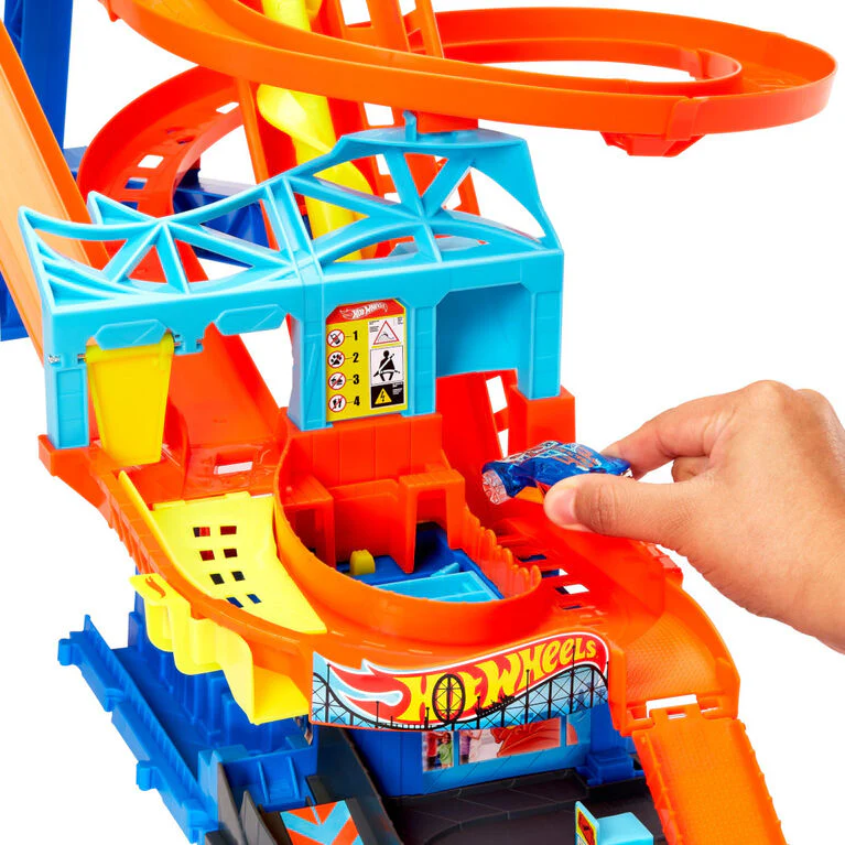 Hot Wheels City Motorized Roller Coaster - Image 3