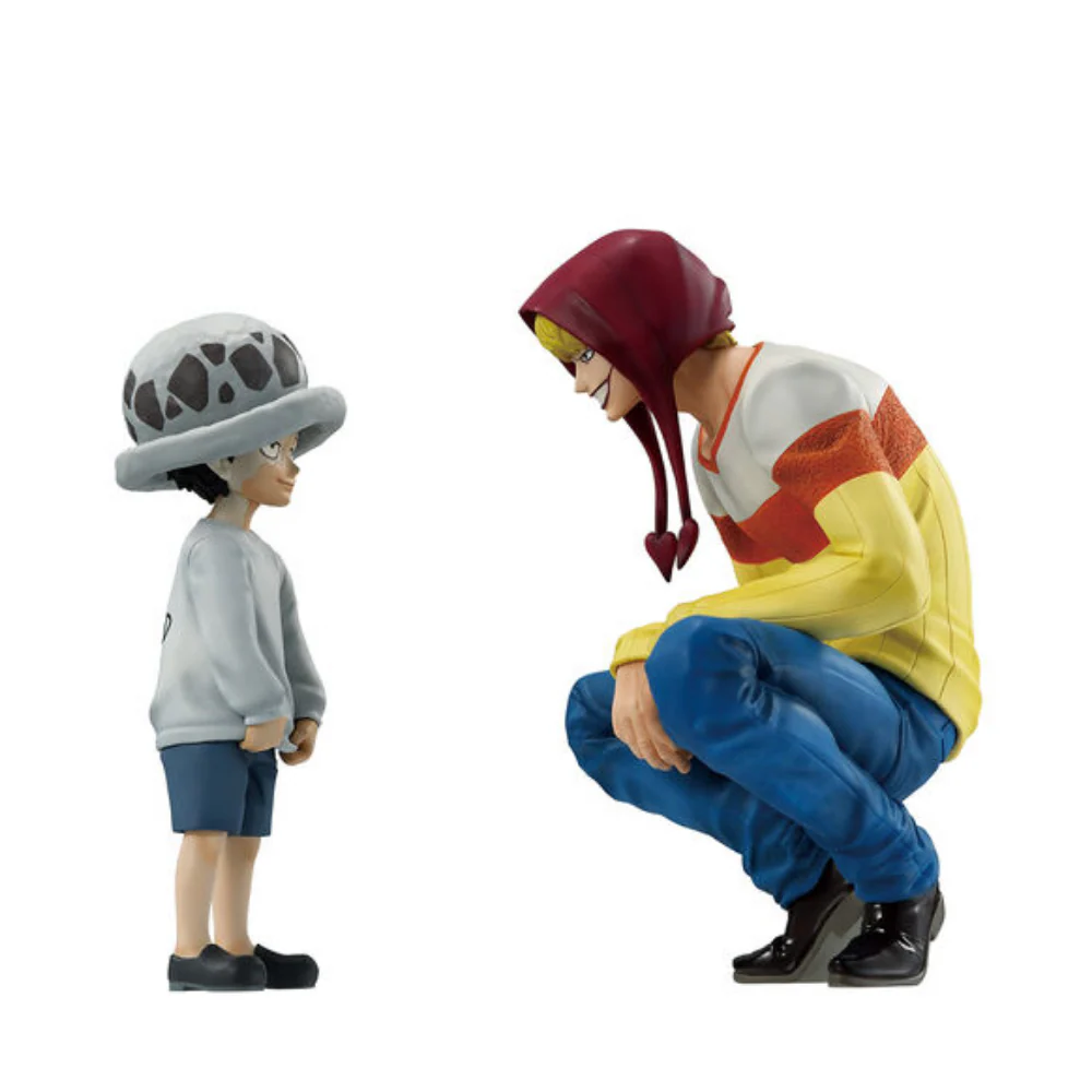 One Piece Trafalgar Law & Corazon The Unbreakable L Ichibansho Figures By Bandai Namco