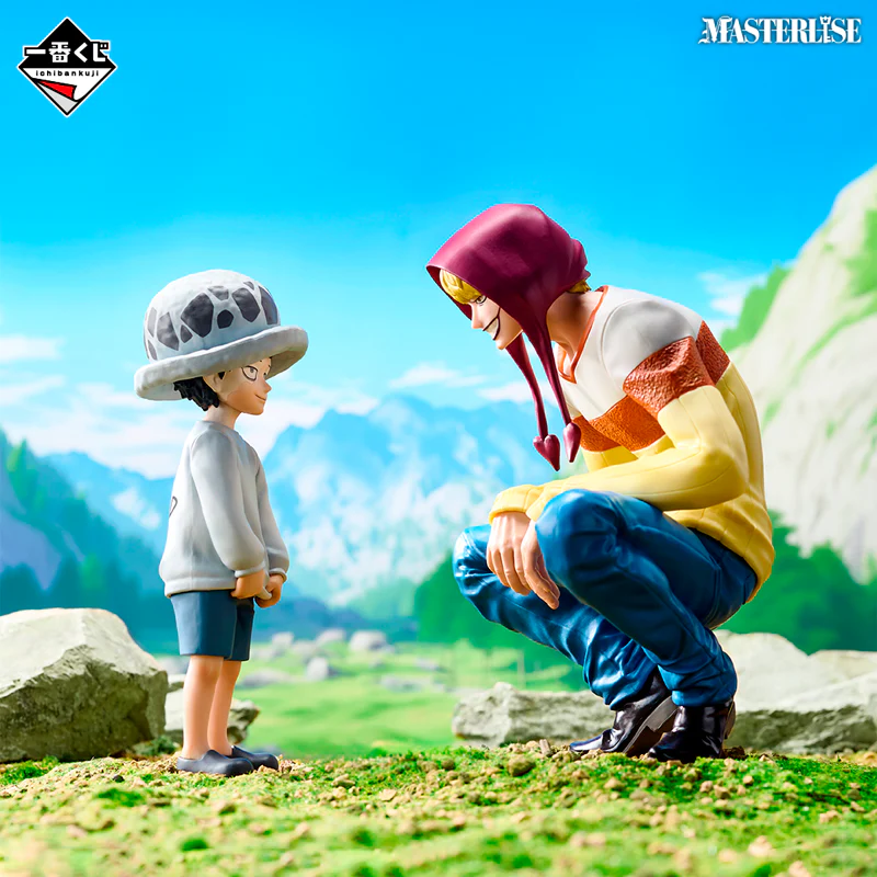 One Piece Trafalgar Law & Corazon The Unbreakable L Ichibansho Figures By Bandai Namco - Image 2
