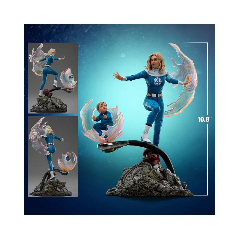 The Fantastic Four: First Steps Invisible Woman 1/10 Art Scale Statue By Iron Studios - Image 3