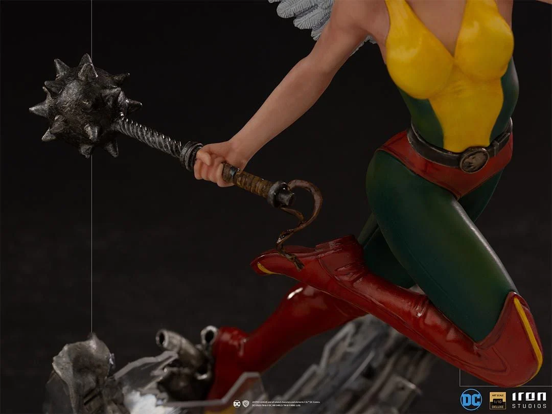 Dc Comics Hawkgirl Deluxe Art Scale 1/10 Statue By Iron Studios - Image 4