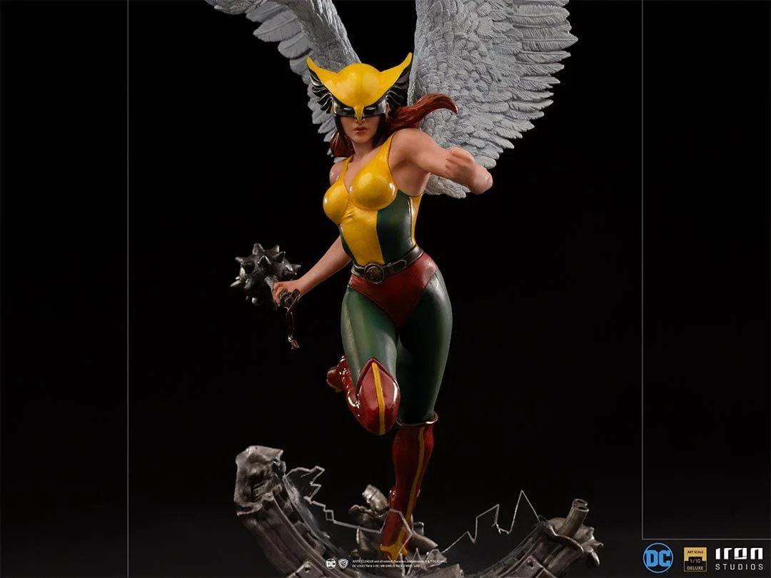 Dc Comics Hawkgirl Deluxe Art Scale 1/10 Statue By Iron Studios - Image 5