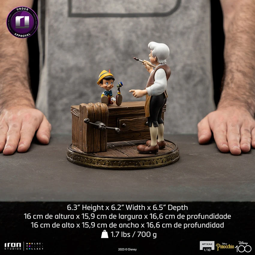 Pinocchio - Disney 100Th - Pinocchio - Art Scale 1/10 - by Iron Studios - Image 2