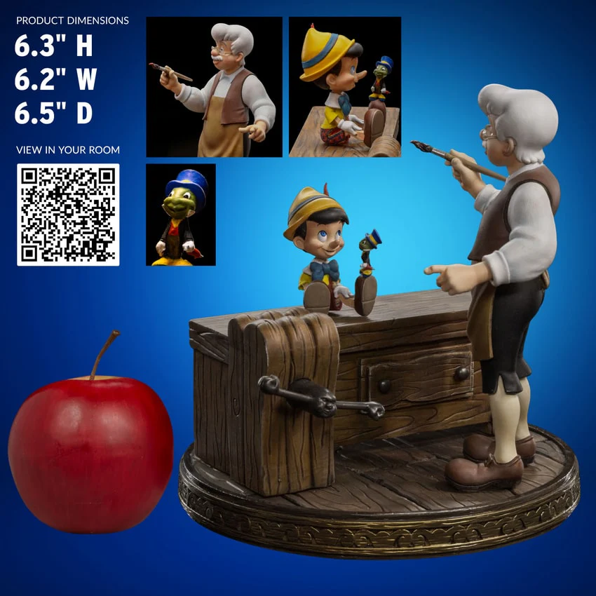 Pinocchio - Disney 100Th - Pinocchio - Art Scale 1/10 - by Iron Studios - Image 3