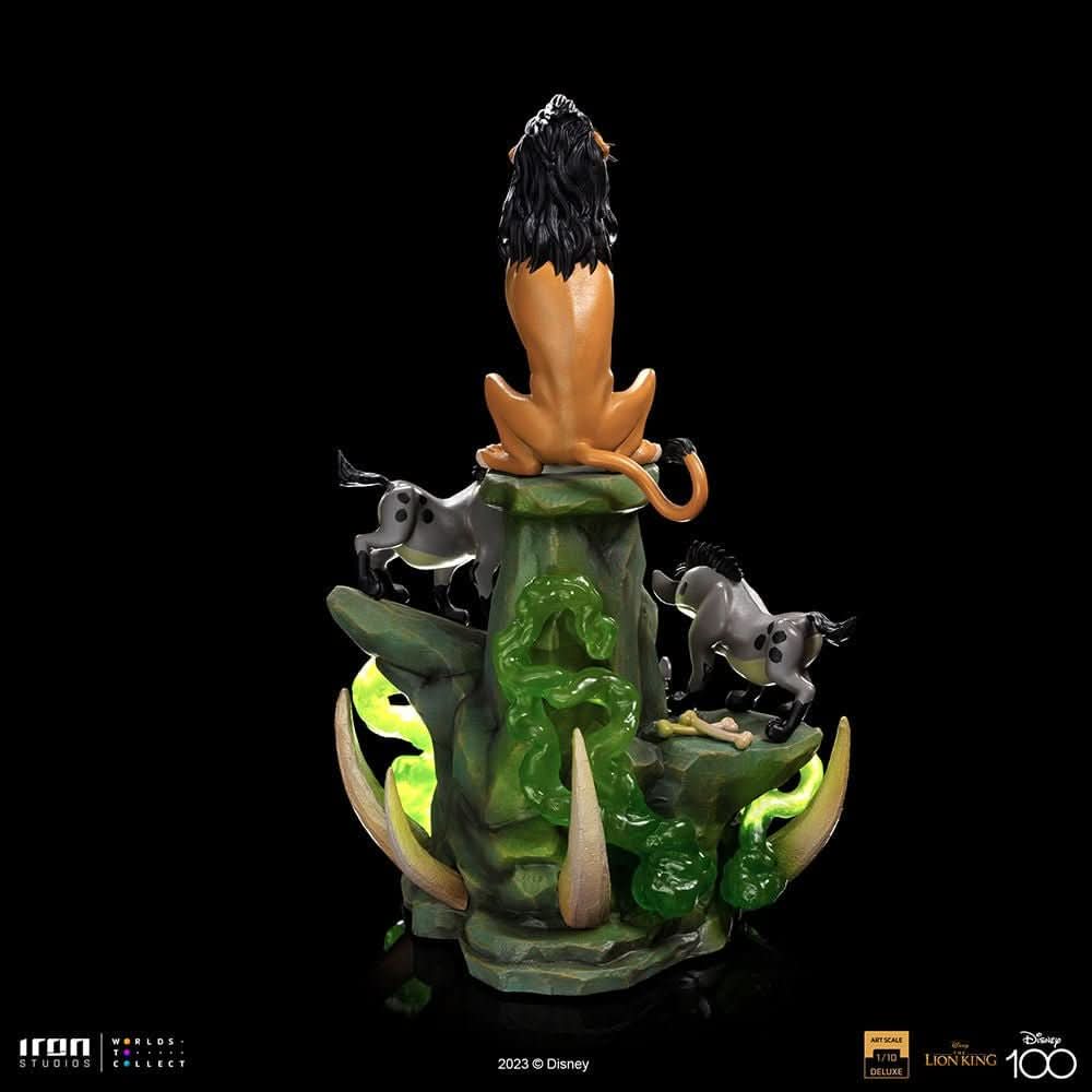 Scar Deluxe - Disney 100Th - The Lion King - Art Scale 1/10 by Iron Studios - Image 2