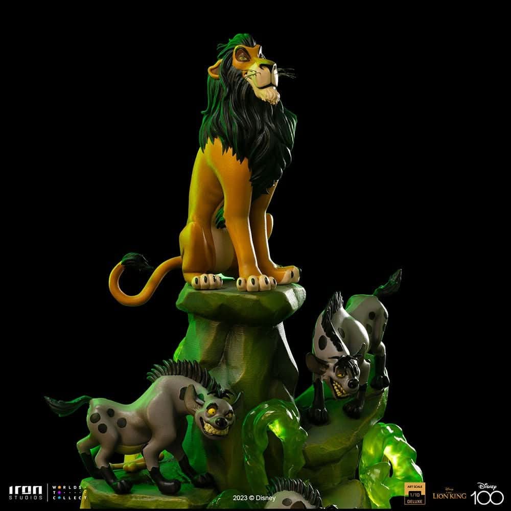 Scar Deluxe - Disney 100Th - The Lion King - Art Scale 1/10 by Iron Studios - Image 4