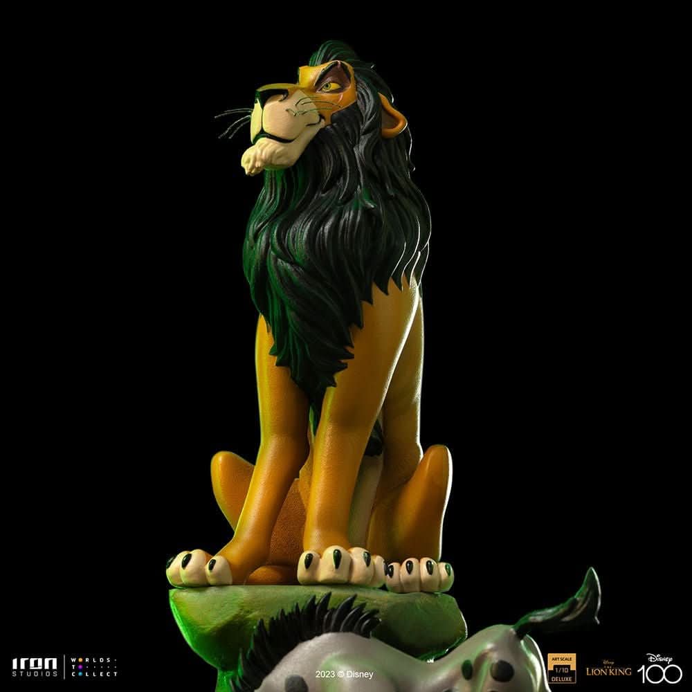 Scar Deluxe - Disney 100Th - The Lion King - Art Scale 1/10 by Iron Studios - Image 5
