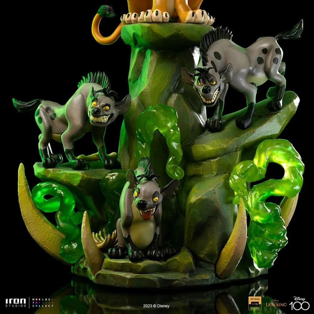 Scar Deluxe - Disney 100Th - The Lion King - Art Scale 1/10 by Iron Studios - Image 6