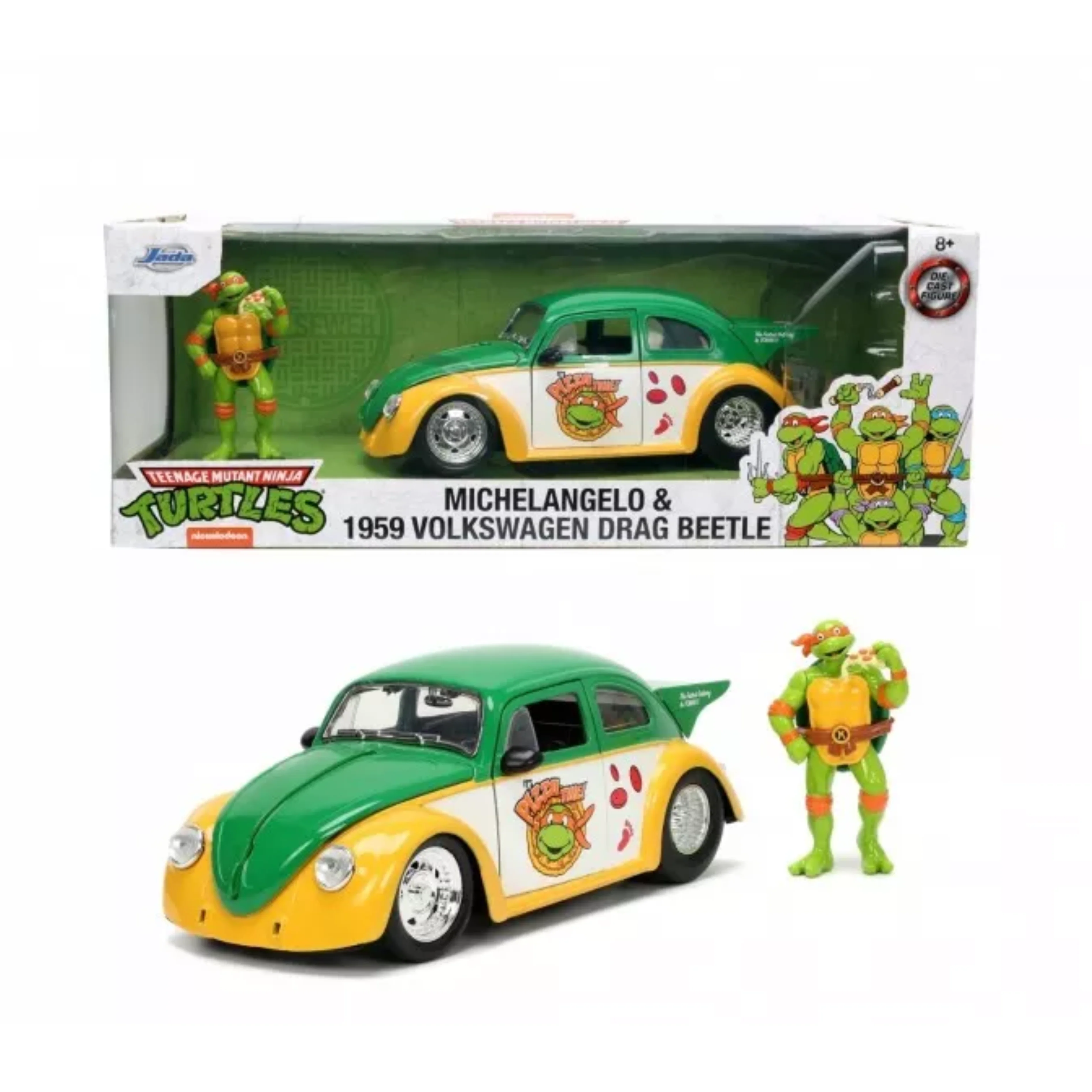 Teen Mutant Ninja Turtles 1959 Volkswagen Drag Beetle 1/24 Scale Model - Image 2
