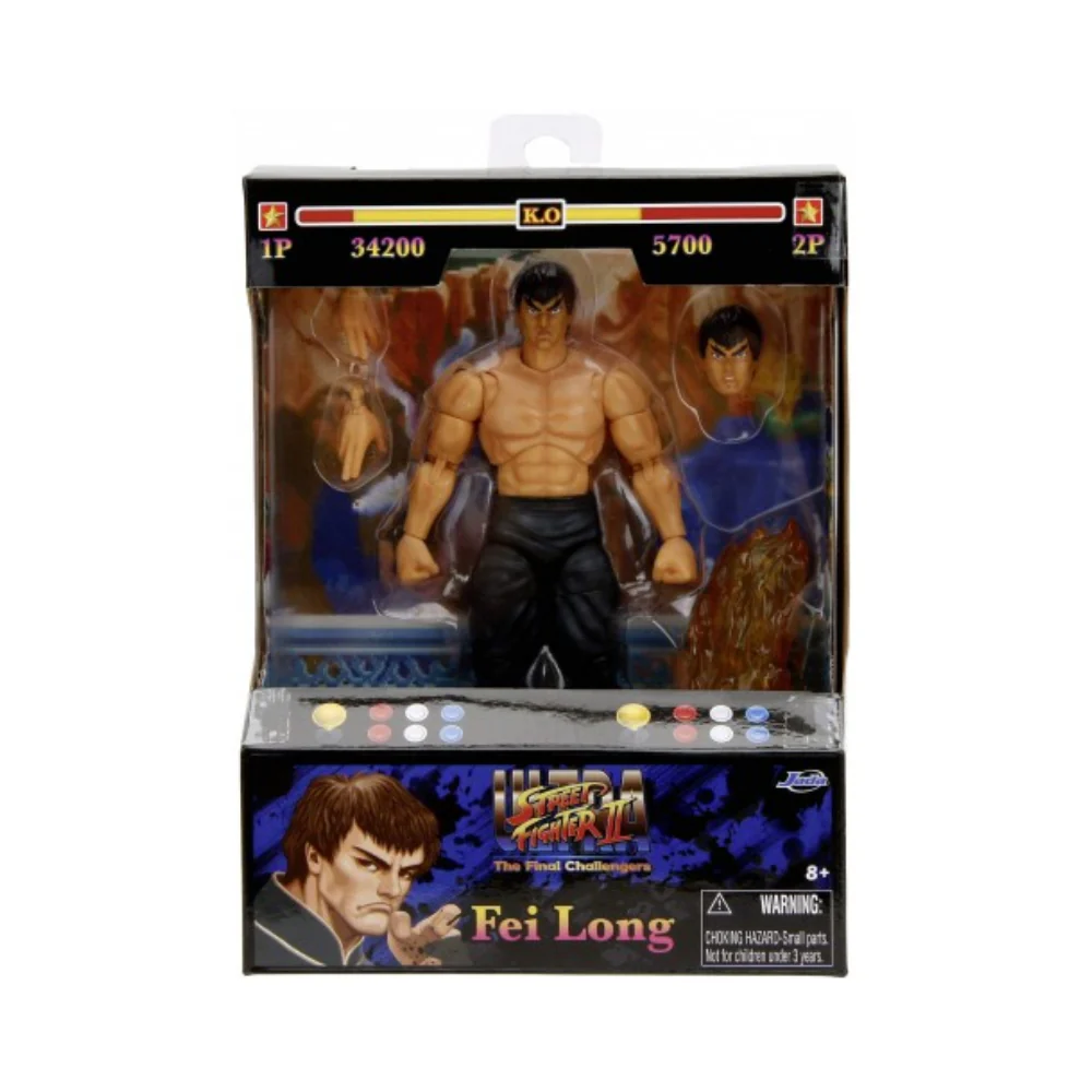 Street Fighter II Fei-Long 6" Action Figure