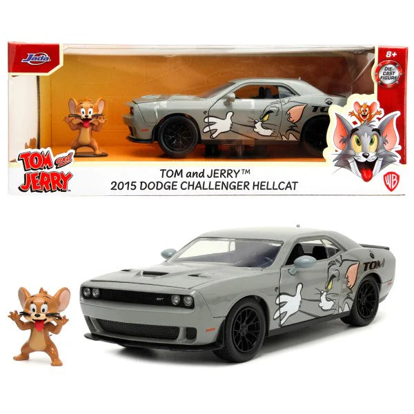 Tom & Jerry 2015 Dodge Challenger HellCat 1/24 Scale Model - Image 2