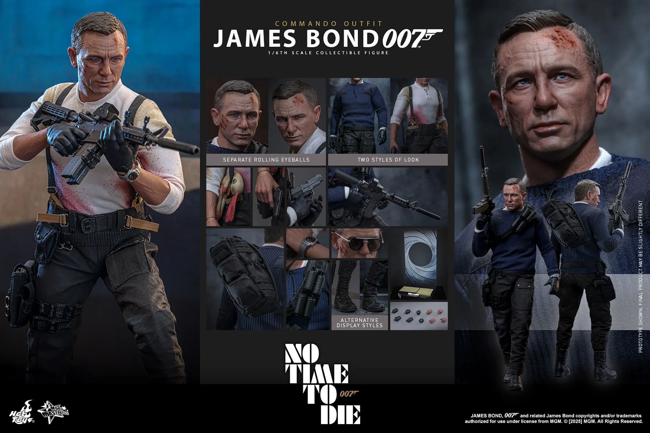 No Time To Die James Bond (Commando Outfit) 1/6 Scale Action Figure By Hot Toys - Image 3