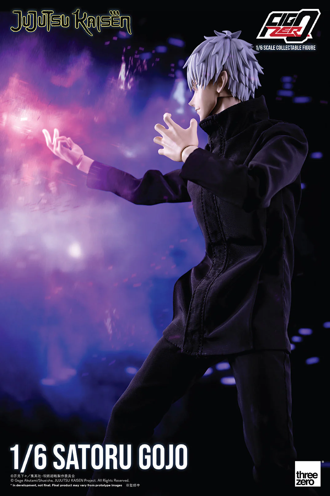 Jujutsu Kaisen Gojo Satoru 1/6 Scale FigZero Action Figure by ThreeZero - Image 4