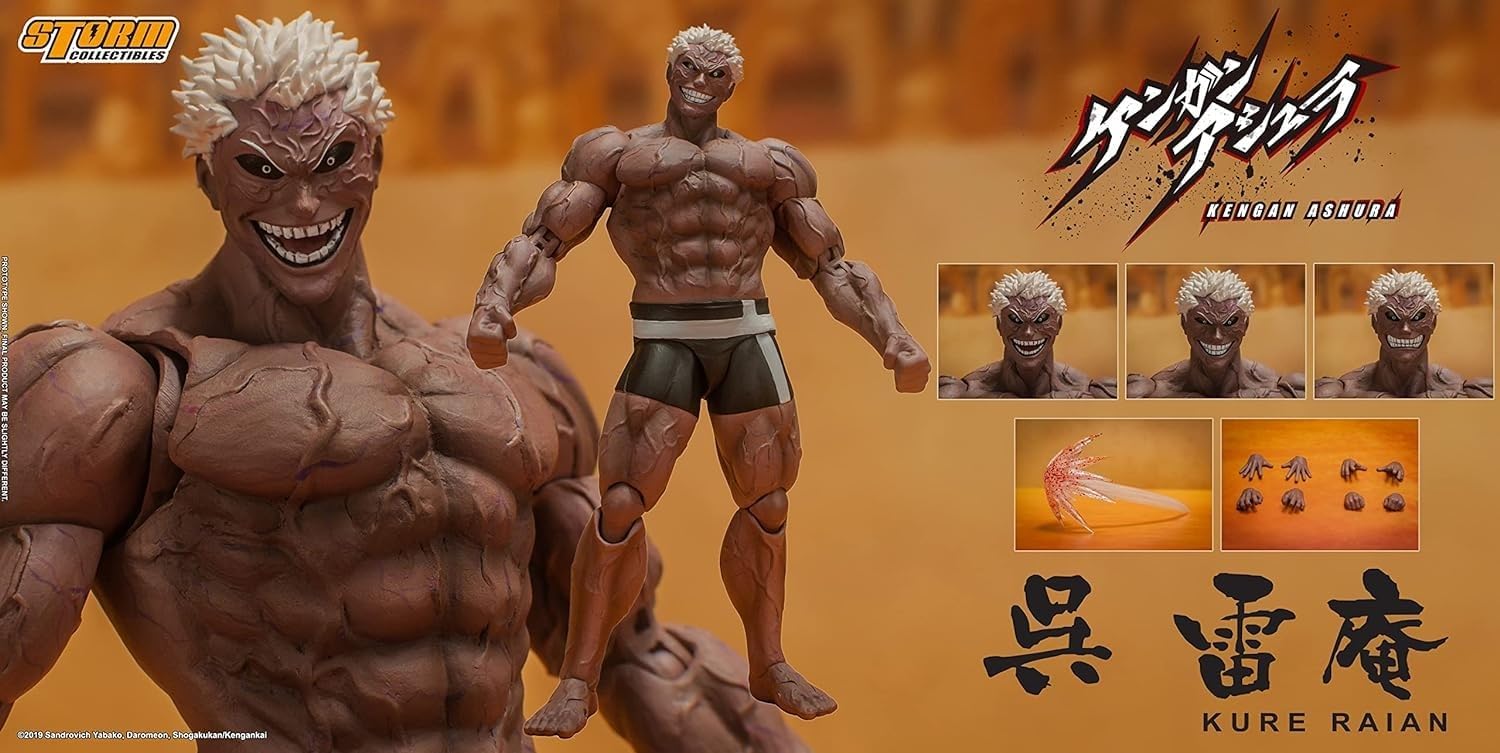 Kengan Ashura Kure Raian - Kengan Ashura Action Figure #Syka02 Action Figure By Storm Collectibles - Image 6