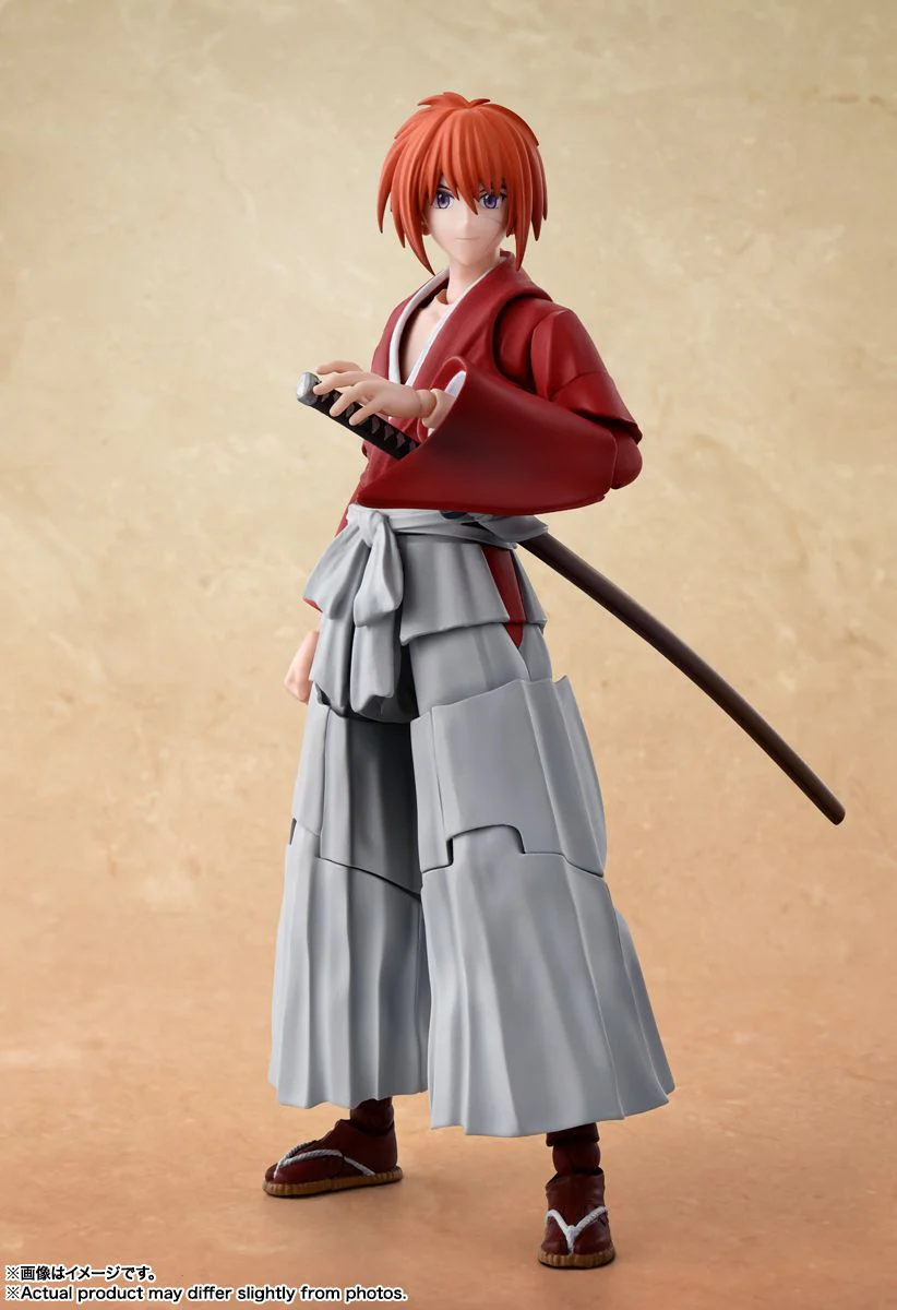 KENSHIN HIMURA Meiji Swordsman Romantic Story  S.H. Figuarts Action Figure by Bandai Tamashii - Image 2