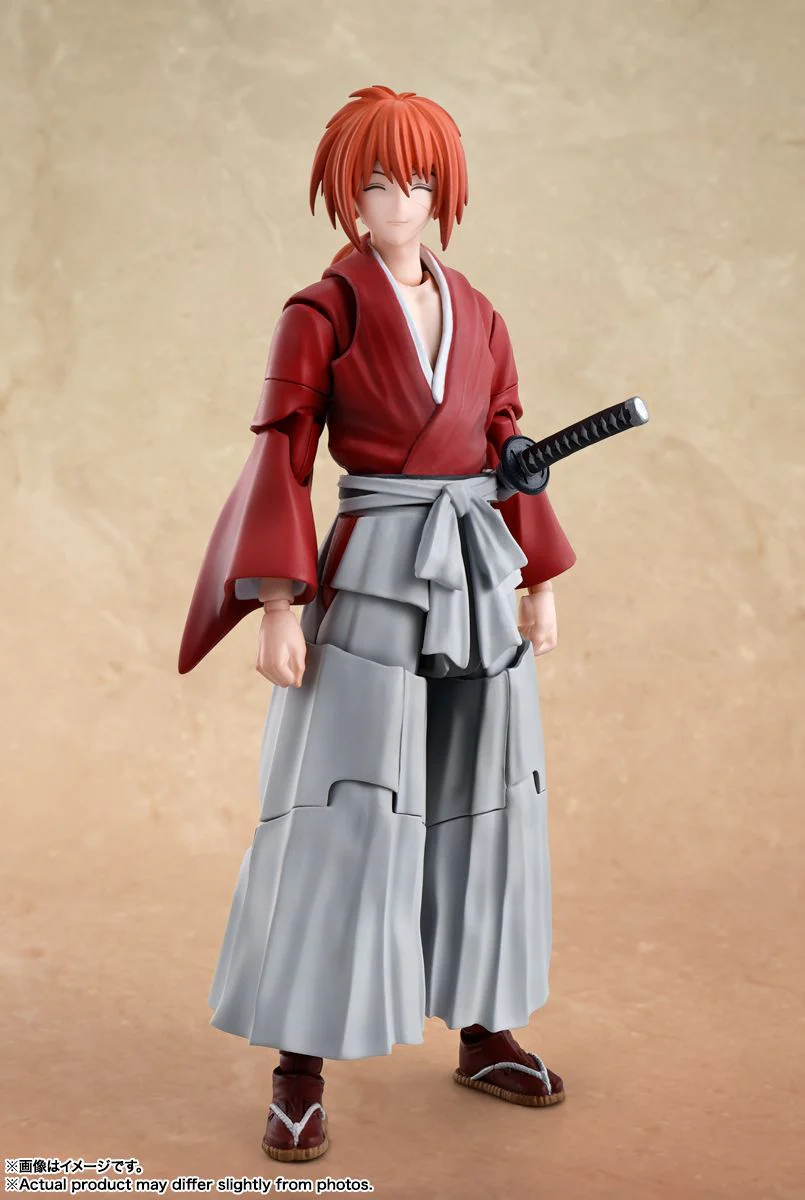 KENSHIN HIMURA Meiji Swordsman Romantic Story  S.H. Figuarts Action Figure by Bandai Tamashii - Image 3