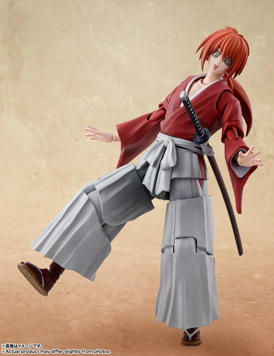 KENSHIN HIMURA Meiji Swordsman Romantic Story  S.H. Figuarts Action Figure by Bandai Tamashii - Image 4