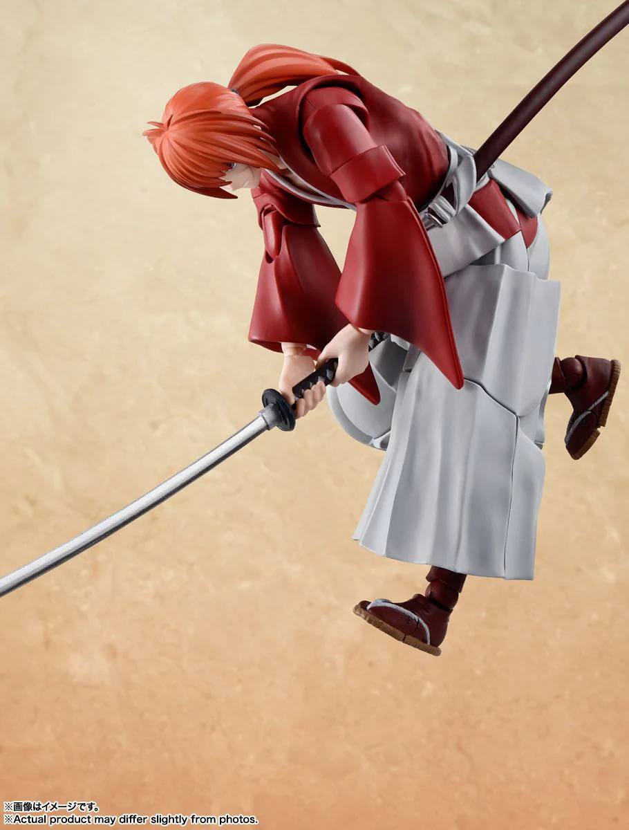 KENSHIN HIMURA Meiji Swordsman Romantic Story  S.H. Figuarts Action Figure by Bandai Tamashii - Image 6
