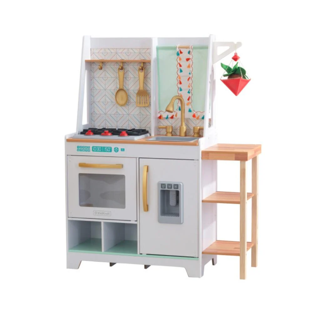 Boho Bungalow Wooden Play Kitchen By Kidkraft