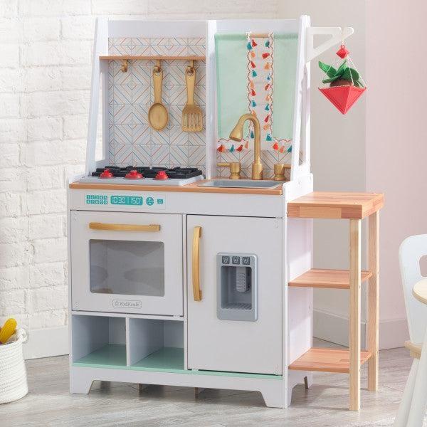 Boho Bungalow Wooden Play Kitchen By Kidkraft - Image 2
