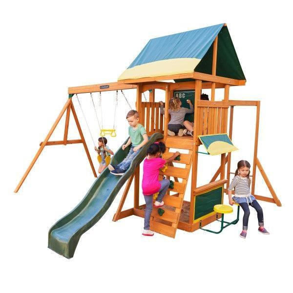 Brightside Wooden Swing Set / Playset By Kidkraft - Image 4