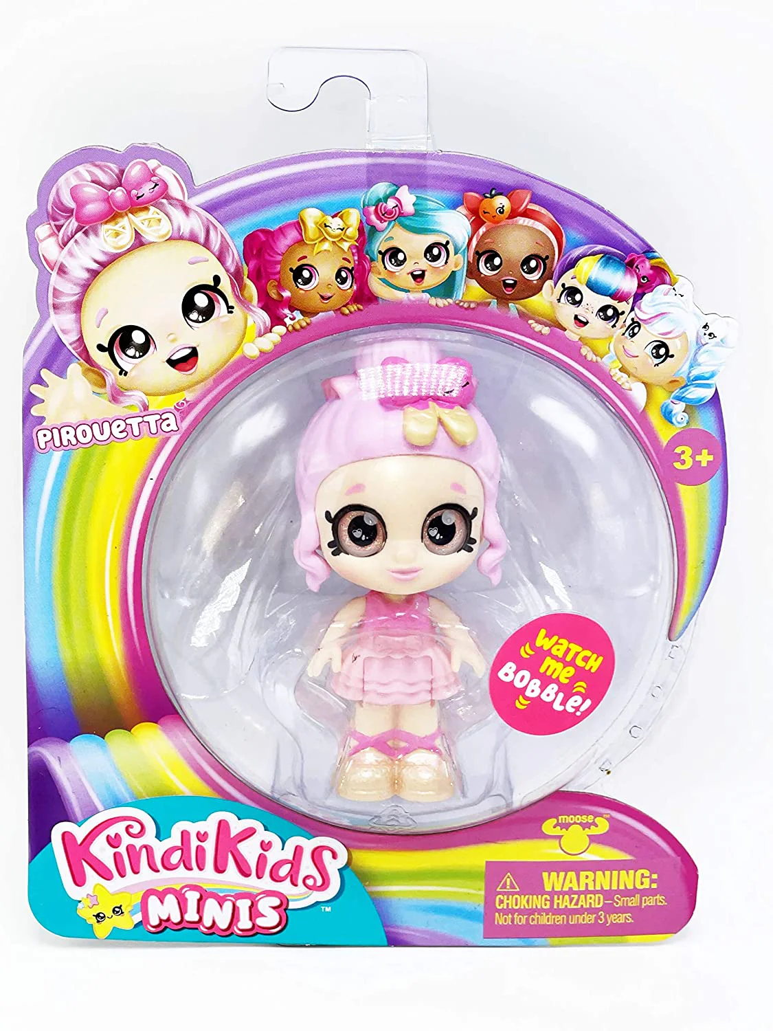 Kindi Kids Minis - Exclusive Mini Dolls - Pick from 6 Different Dolls (Pirouetta)