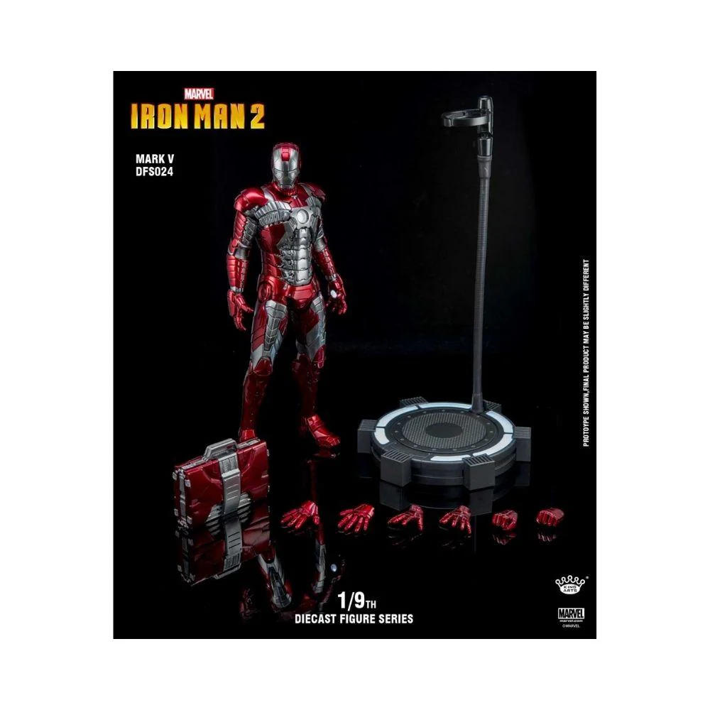 King Arts : Marvel - Diecast Iron Man 2 Mark V - Image 2