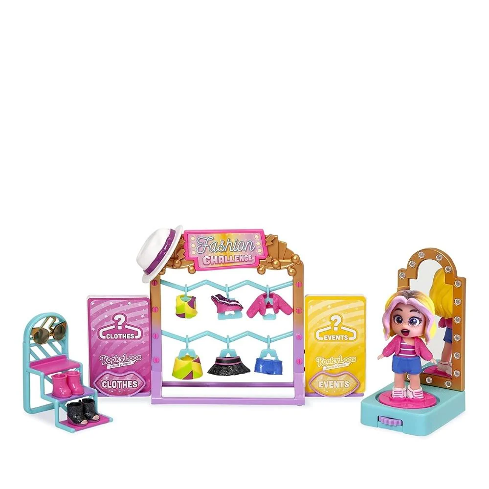 KOOKYLOOS Sarah's Fashion Challenge Doll Play Set