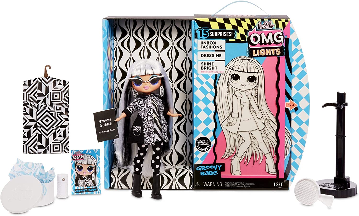 L.O.L. Surprise OMG Lights Doll S3 - Groovy Babe - Image 4