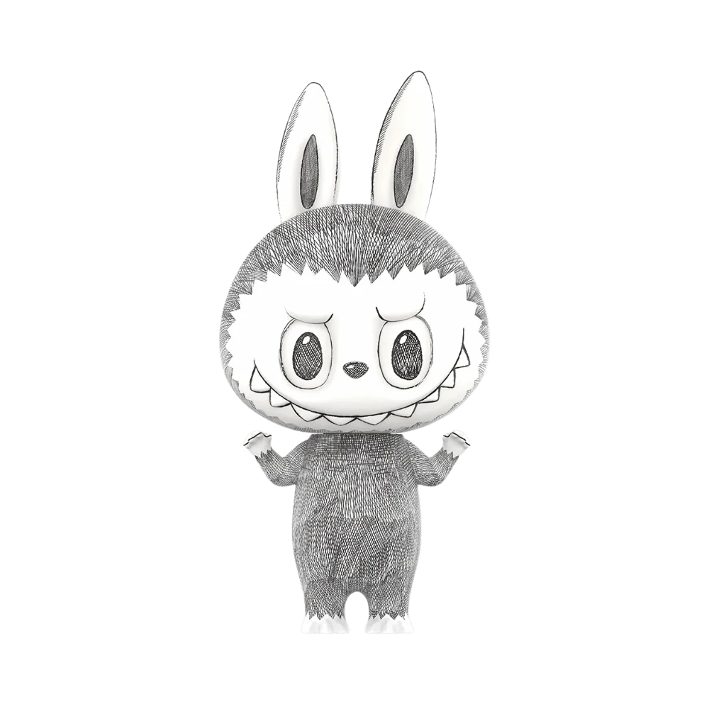 Mega Labubu Sketch 400% Figure By Pop Mart
