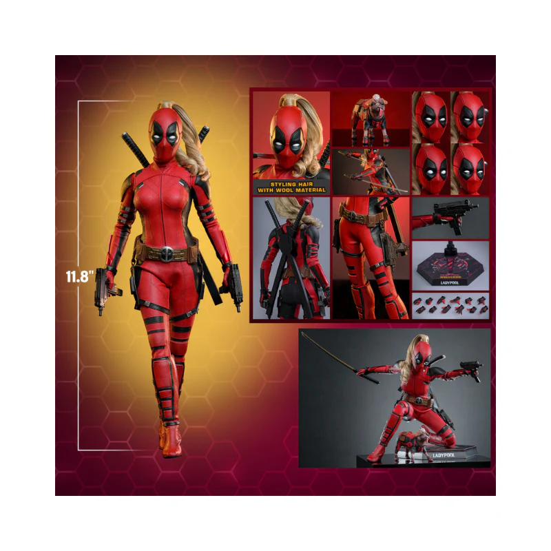 Ladypool 1/6 Scale Figure By Hot Toys 1/6 Scale Figures By Hot Toys - Image 15