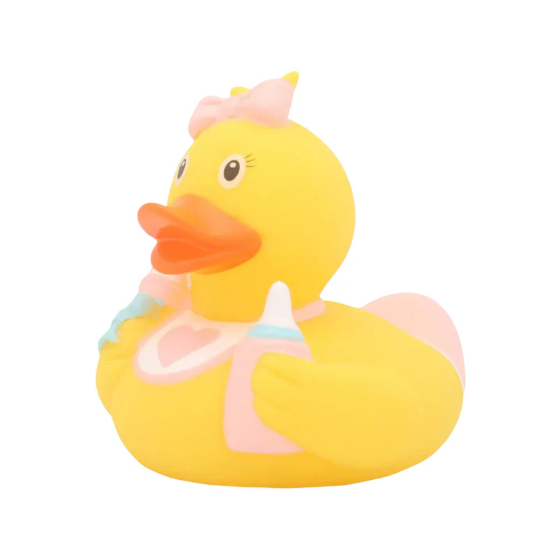 LILALU BABY GIRL DUCK PINK & YELLOW SMALL - Image 2