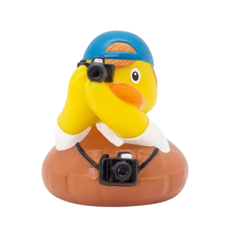 LILALU PHOTOGRAPHER RUBBER DUCK - SMALL