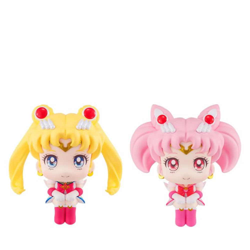 Pretty Guardian Sailor Moon: Super Sailor Moon & Super Chibi Moon Set Lookup Figure (with Gift) by MegaHouse