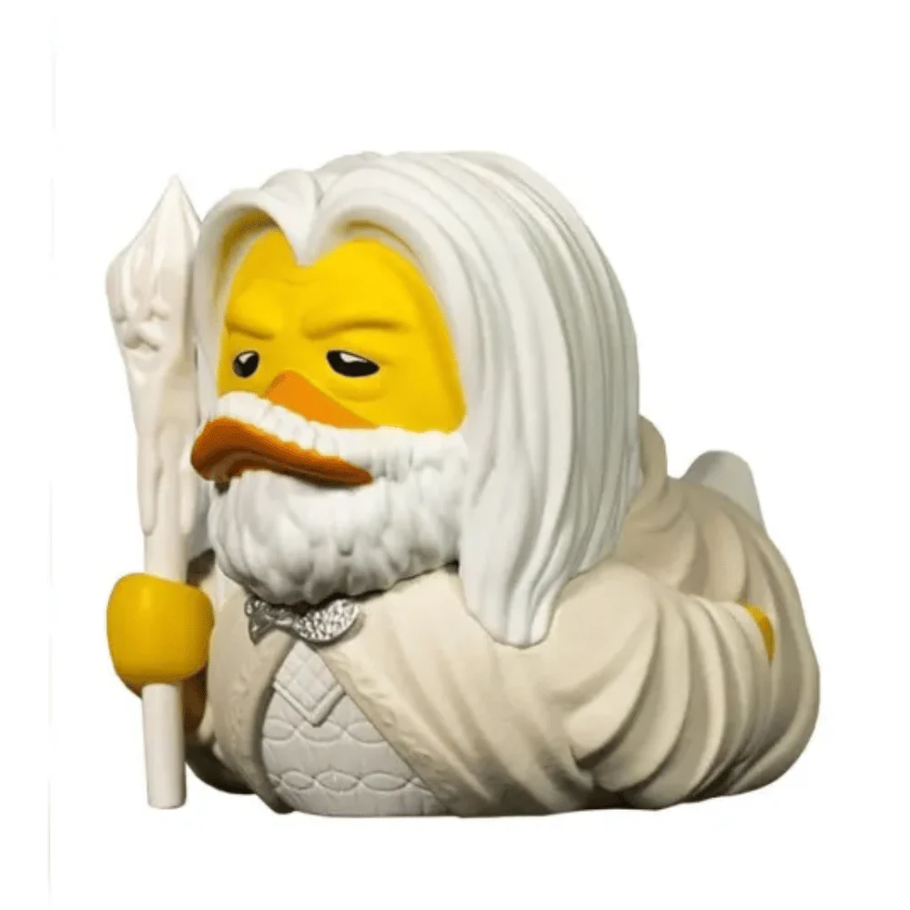 Lord of the Rings Gandalf the White Cosplaying Rubber Duck By TUBBZ