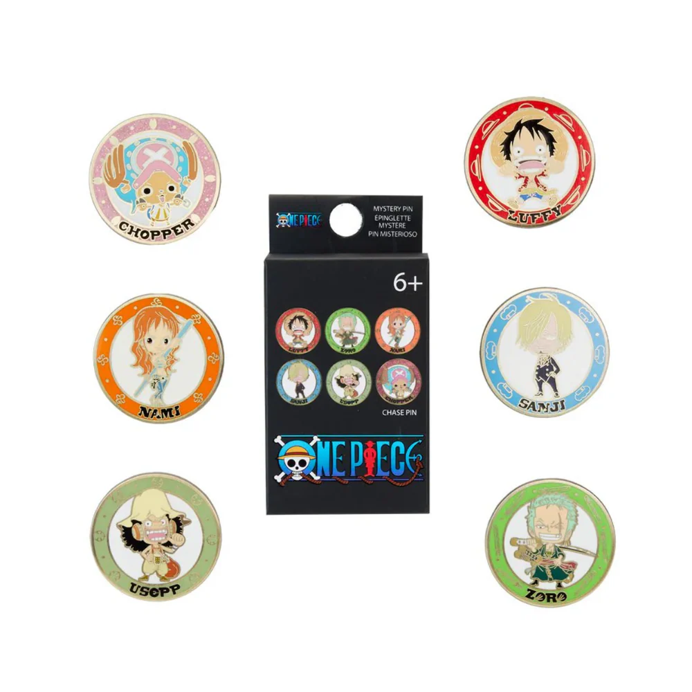 Blind Box Pin One Piece Chibi Mystery Box Pins By Loungefly