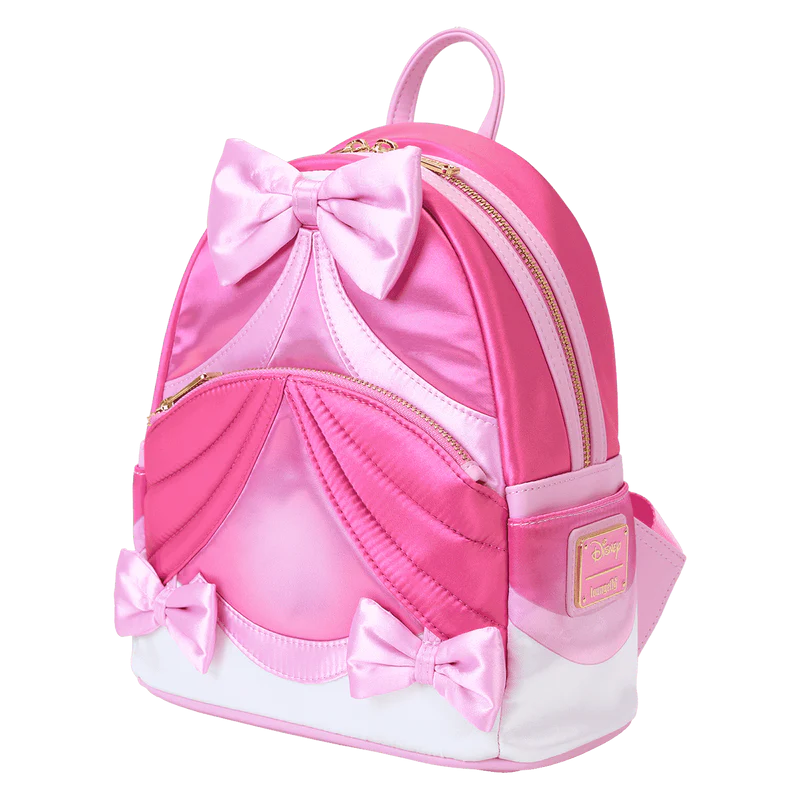 Loungefly Leather: Disney Cinderella 75Th Anniversary Pinkbow Mini Backpack - Image 2