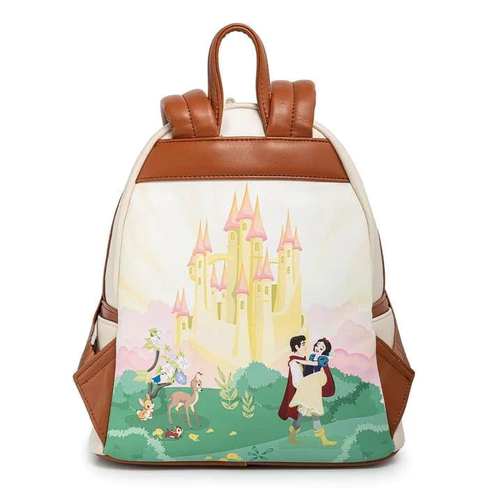 Loungefly! Leather: Disney Snow White Castle Series Mini Back Pack - Image 2