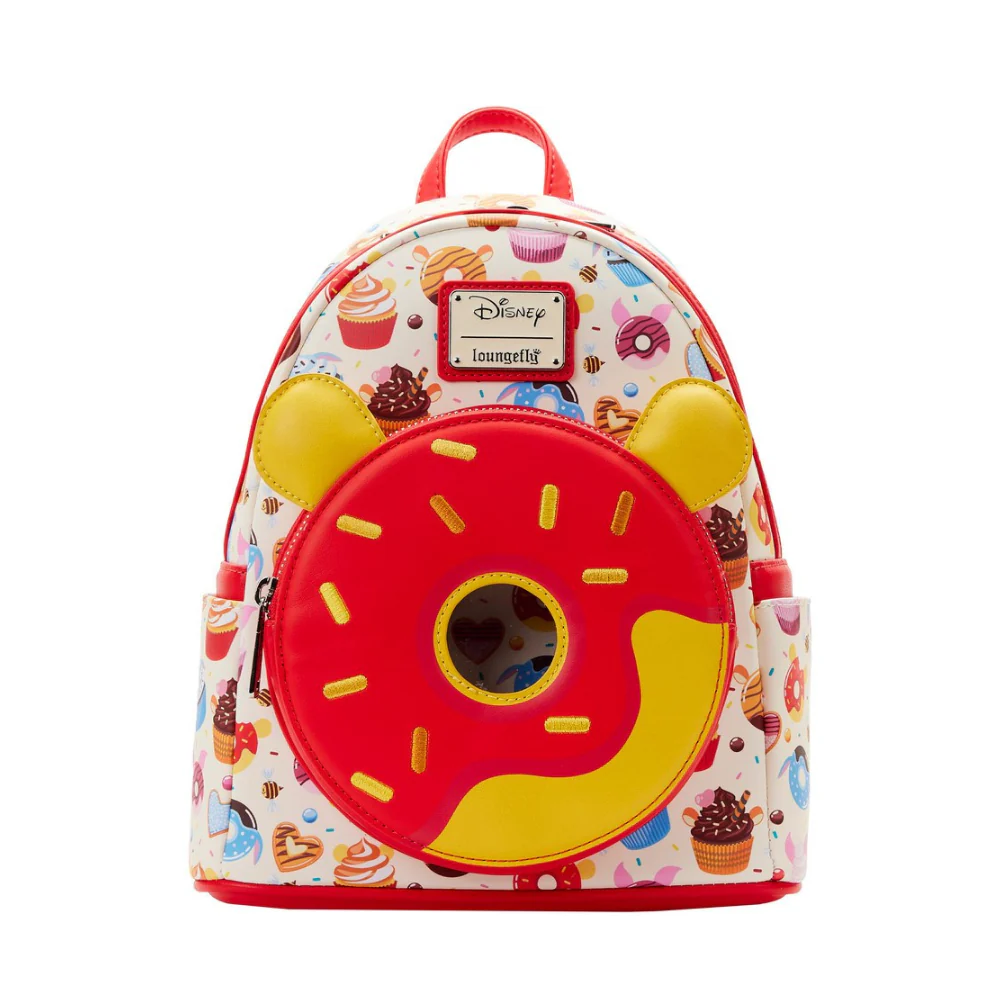 Loungefly! Leather: Disney Winnie the Pooh Sweets Poohnut Pocket Mini Backpack