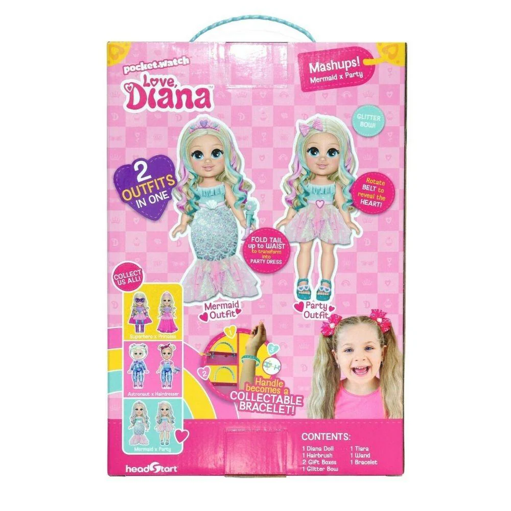 LOVE DIANA DOLL MASHUP PARTY MERMAID 13 Inch - Image 4