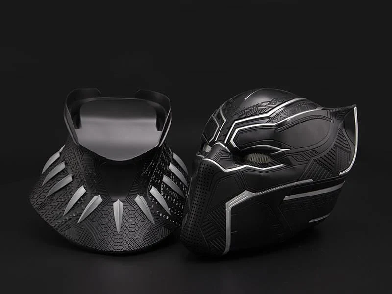 Marvel Black Panther Helmet w/Eye Lights Touch Control System 1:1 Collectible Wearable By Killer Body - Image 4