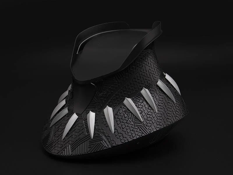 Marvel Black Panther Helmet w/Eye Lights Touch Control System 1:1 Collectible Wearable By Killer Body - Image 5
