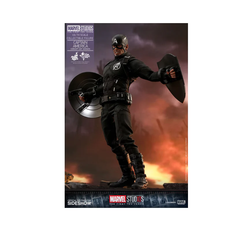 Marvel Captain America Concept Art Version Articulated Figures 1/6 Scale By Hot Toys - Image 10