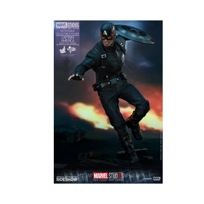 Marvel Captain America Concept Art Version Articulated Figures 1/6 Scale By Hot Toys - Image 12