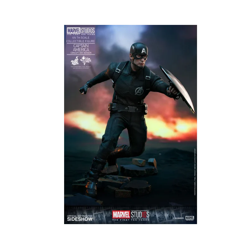 Marvel Captain America Concept Art Version Articulated Figures 1/6 Scale By Hot Toys - Image 13