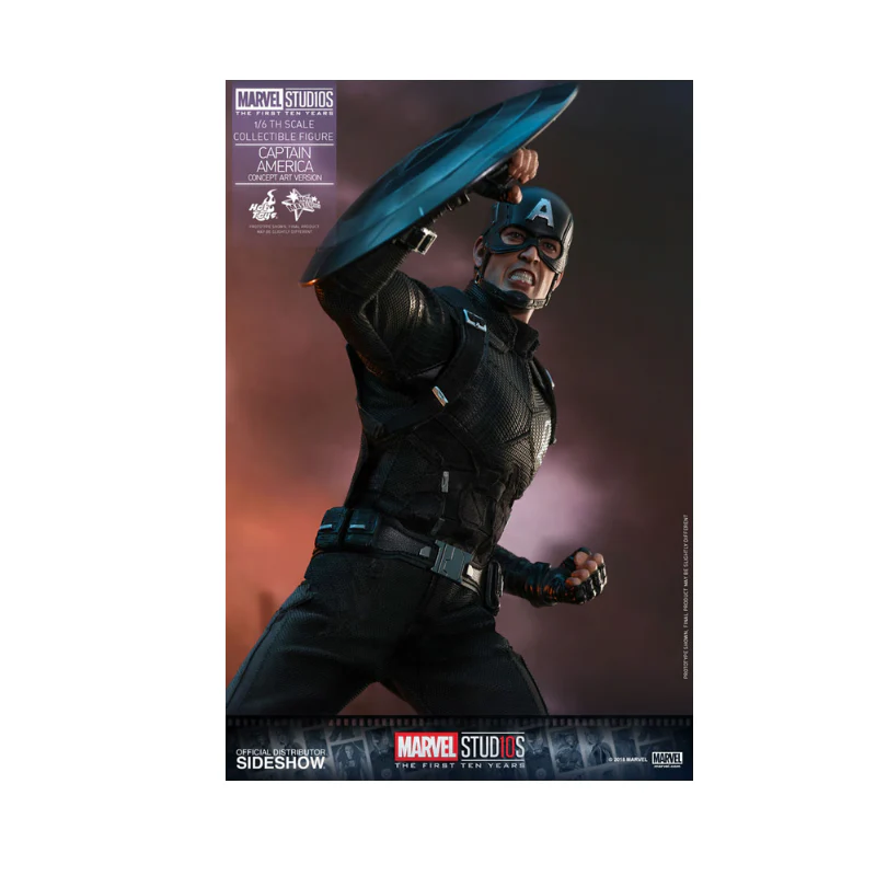 Marvel Captain America Concept Art Version Articulated Figures 1/6 Scale By Hot Toys - Image 14